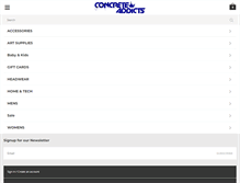 Tablet Screenshot of concreteaddicts.com
